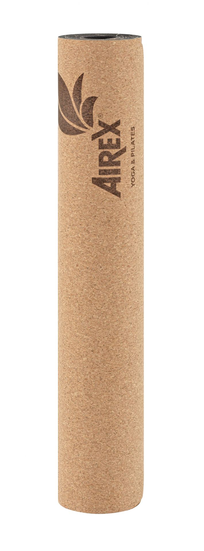 Tapis de yoga Airex Yoga ECO Cork enroulé, tapis de yoga en liège pour le Pilates et l'entraînement au sol