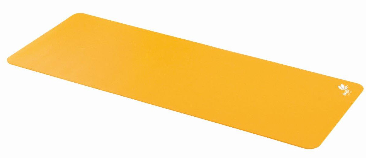 AIREX Calyana Pro Yoga Mat in Melon, lightweight and dimensionally stable, for yoga and rehabilitation