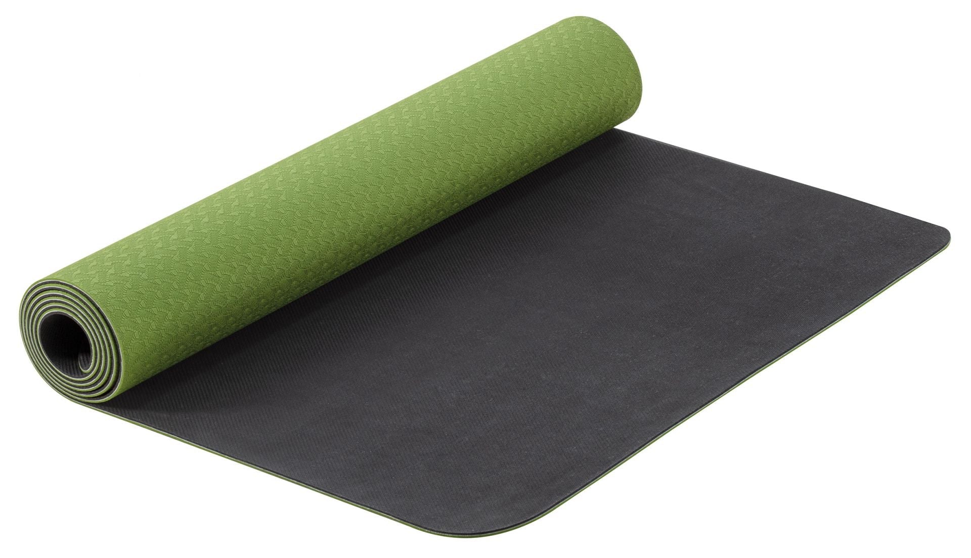 Airex Yoga Eco Pro Mat, green, double-sided black and green, for mat training and rehabilitation