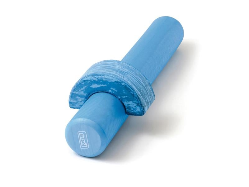 SISSEL Pilates Roller Head Align Dynamic bleu-marbré