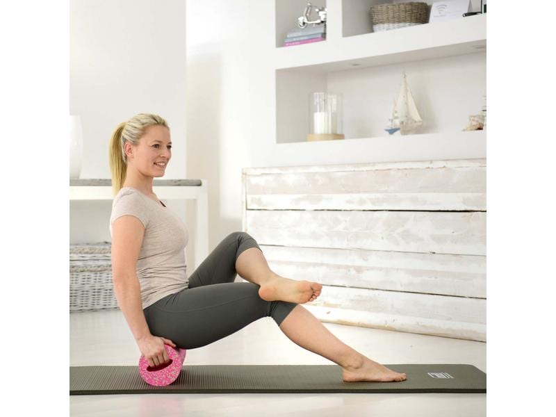 Rouleau myofascial SISSEL magenta, rouleau de fasciathérapie pour l'auto-massage myofascial