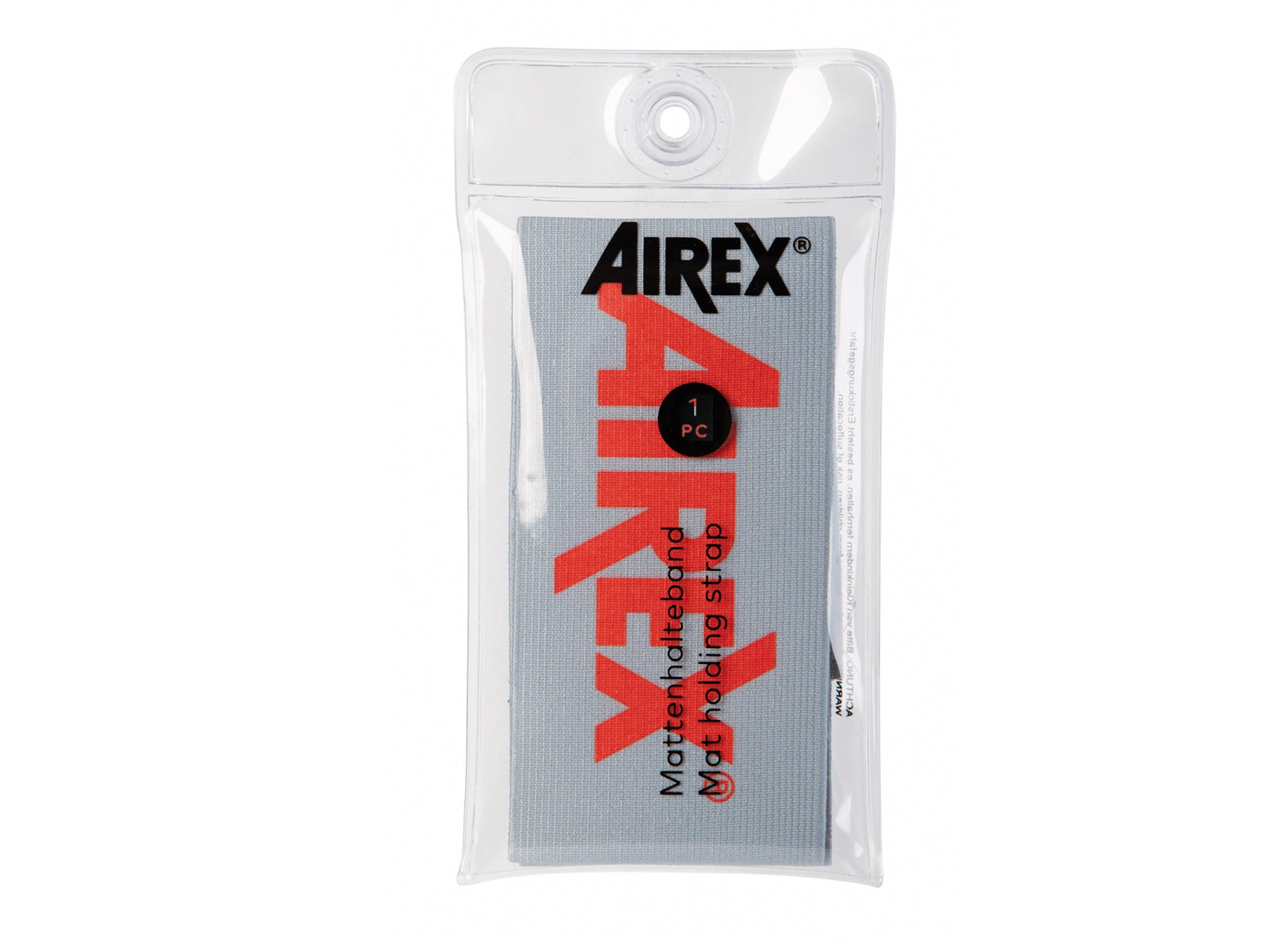 AIREX Mattenhalteband grau, Transportband für Trainingsmatten in Pilates und Physiotherapie