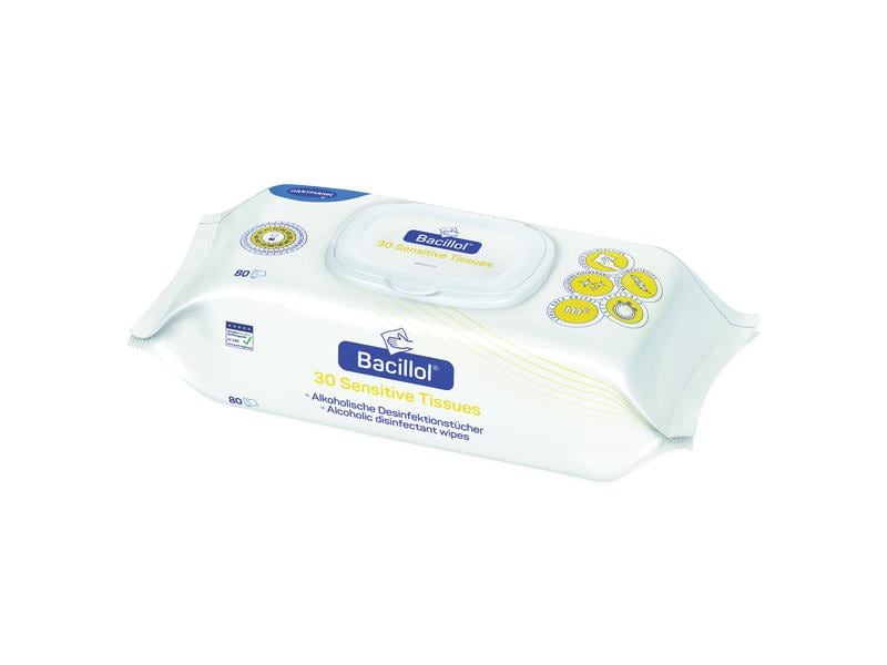Bacillol 30 Tissues Sensitive 80 pieces