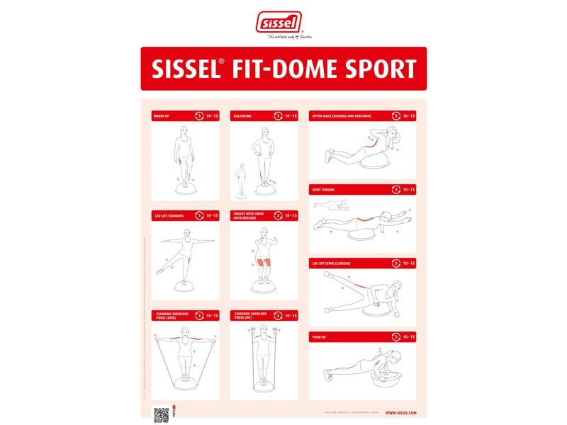 SISSEL Fit-Dome Sport rouge
