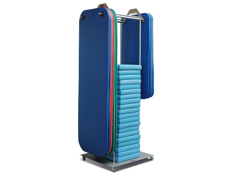 Airex Coronella 185 Anthracite, Exercise Mat with Grommets, for Pilates and Physical Therapy