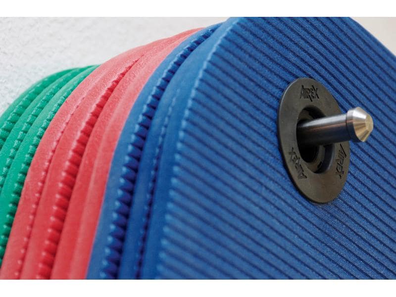 Airex Fitline 180 Anthracite with Eyelets, Exercise Mat with Eyelets, for Pilates and Physical Therapy