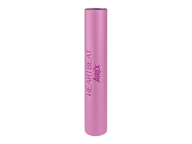 Airex Heartbeat Pink, Yoga Mat for Pilates and Mat Workouts