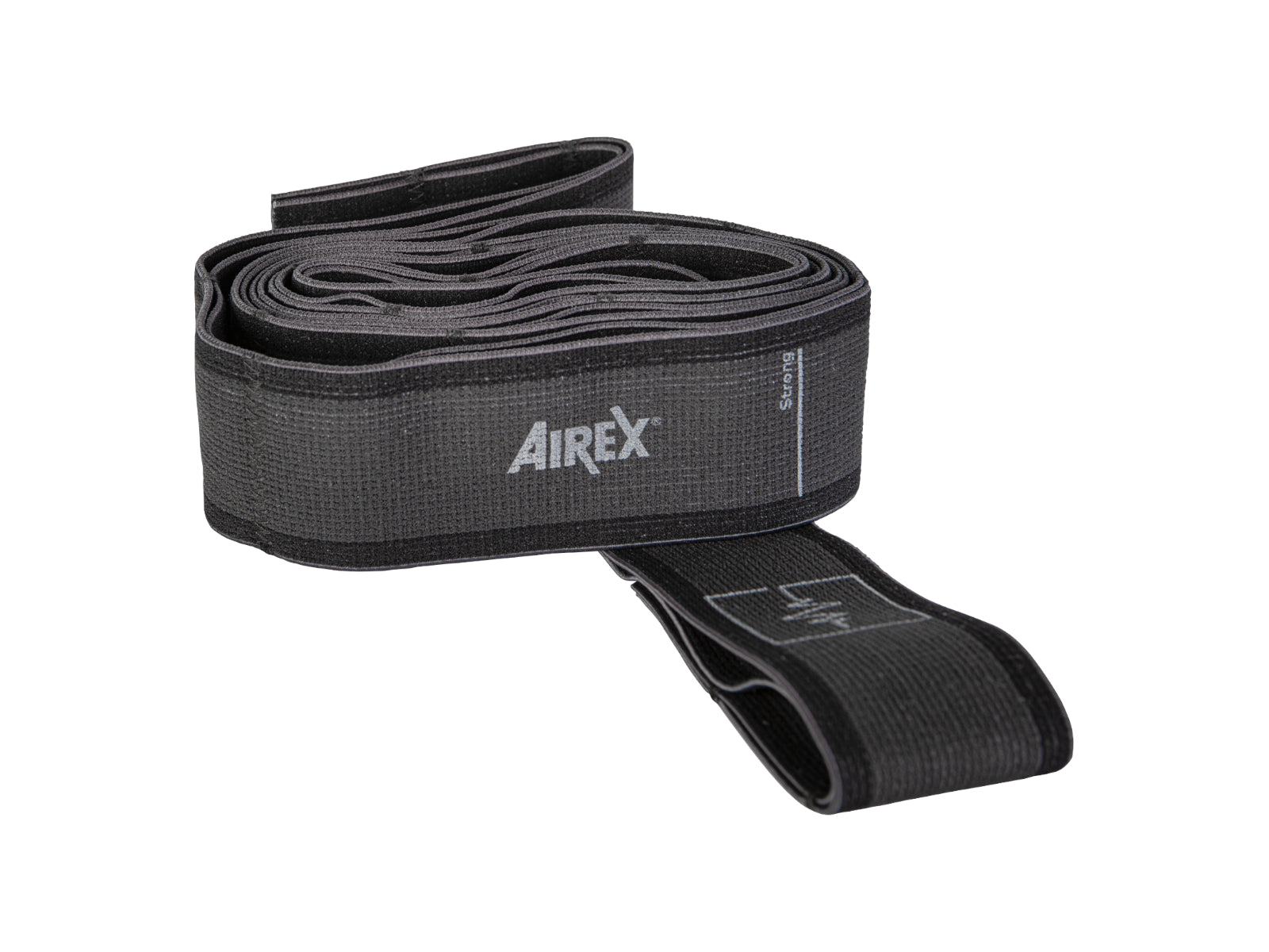 Airex Heartbeat Multi Grip Exercise Band Strong, Anthracite, Latex-Free, for Strength Training