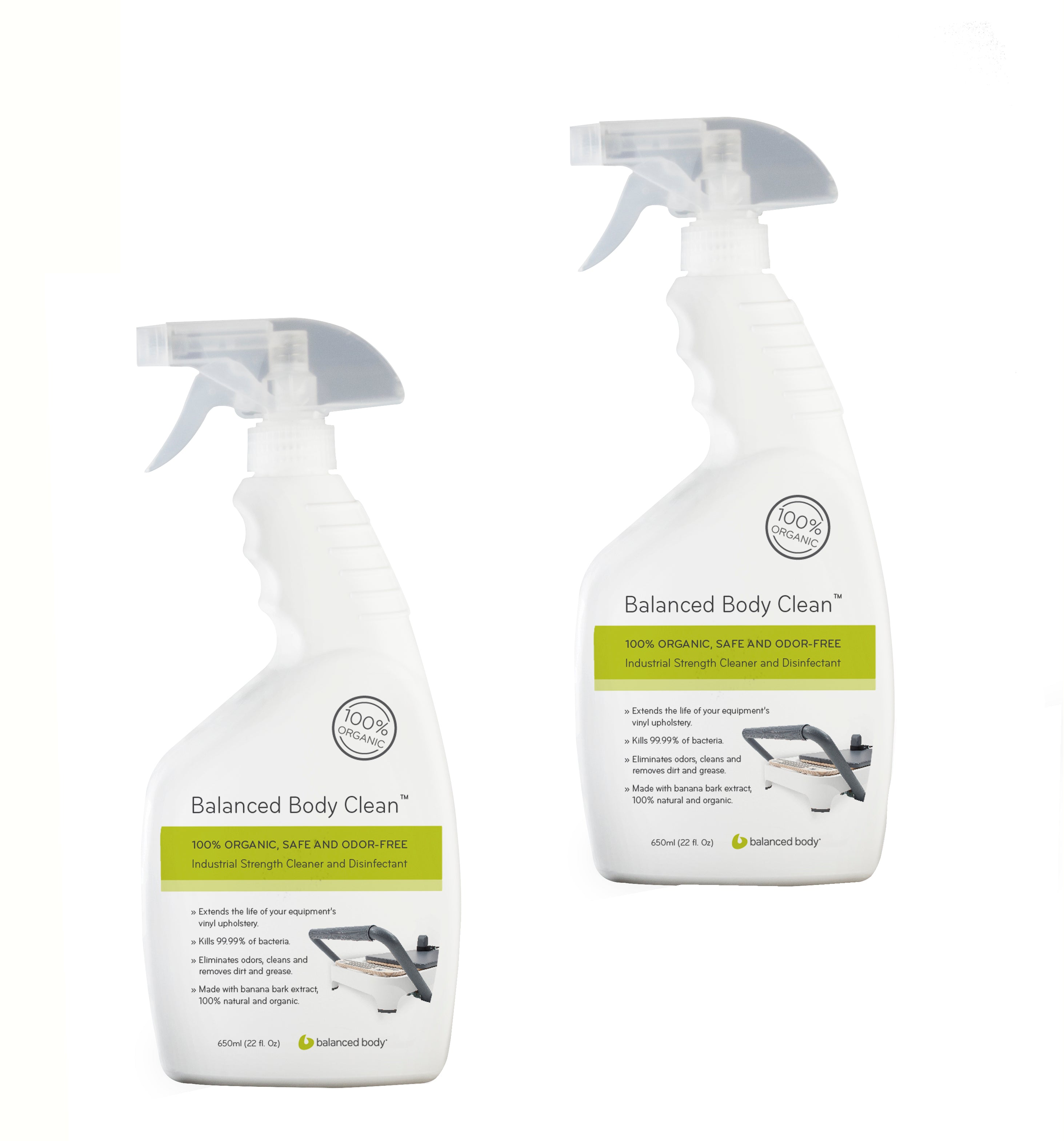 Balanced Body Clean™ 2x flacon de 650ml avec tête de pulvérisation