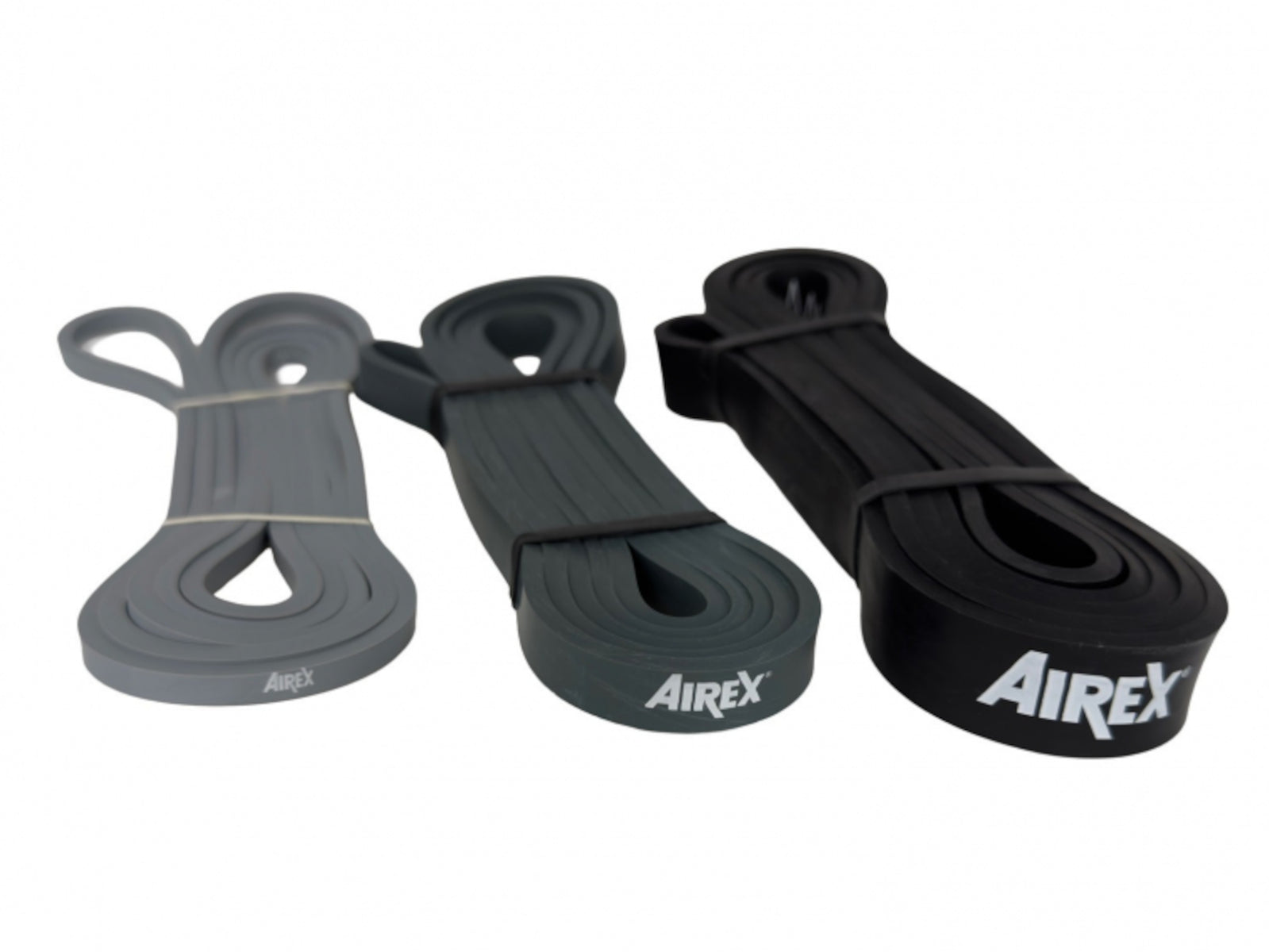 Airex Heartbeat Power Band Set, 3 resistance levels, for strength training and rehabilitation