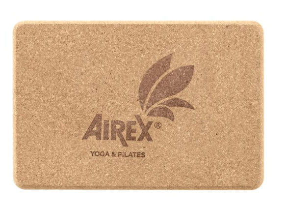 Bloc de yoga AIREX Yoga ECO Cork, bloc de yoga en liège naturel pour le yoga et la thérapie par le Pilates