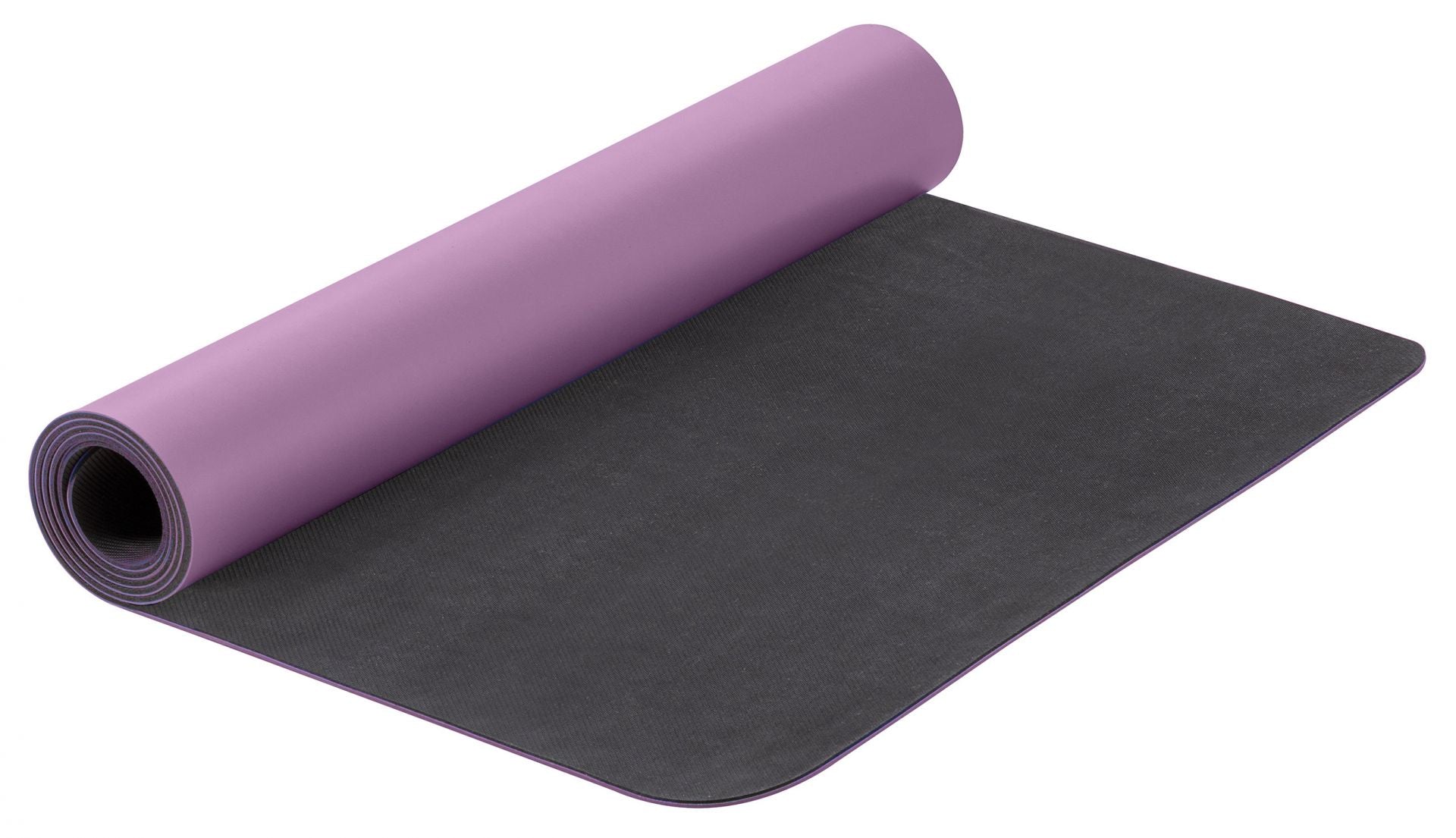 Airex Yoga Eco Grip Mat (purple), two-layer with anti-slip coating, for Pilates mat work and yoga
