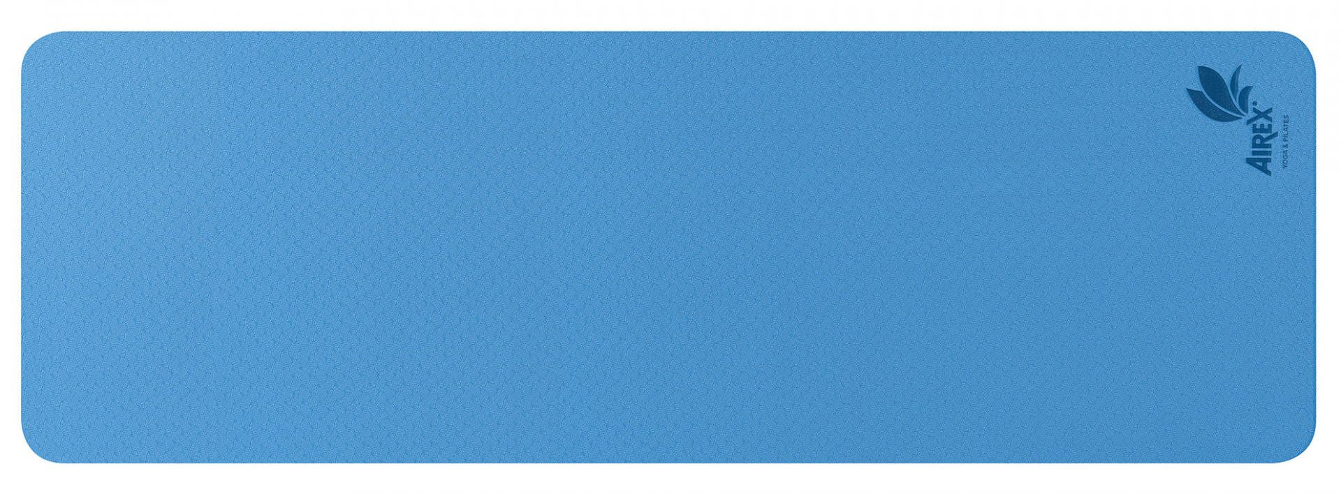 Tapis de yoga AIREX Eco Pro bleu, tapis de gymnastique antidérapant pour l'entraînement au sol et la rééducation