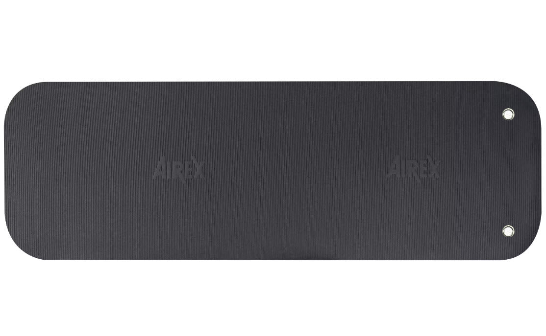 AIREX Coronella 185 Anthracite, Exercise Mat with Grommets, for Pilates and Physical Therapy