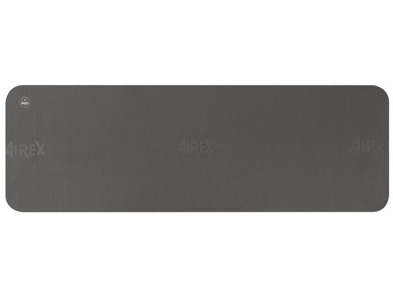 AIREX Fitline 180 Anthracite, Non-Slip Exercise Mat with Eyelets for Pilates and Physical Therapy