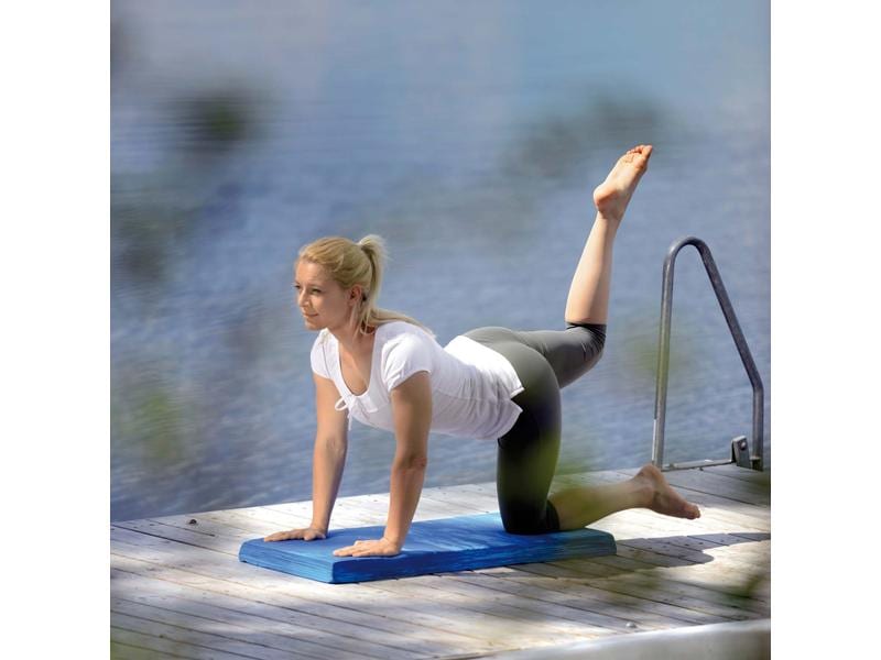 SISSEL Balancefit Pad large bleu marbré