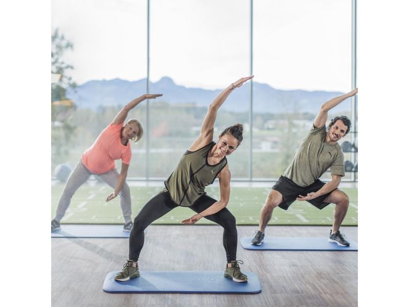 AIREX Coronella 120 bleu, tapis d'entraînement antidérapant, pour le Pilates et les cours collectifs