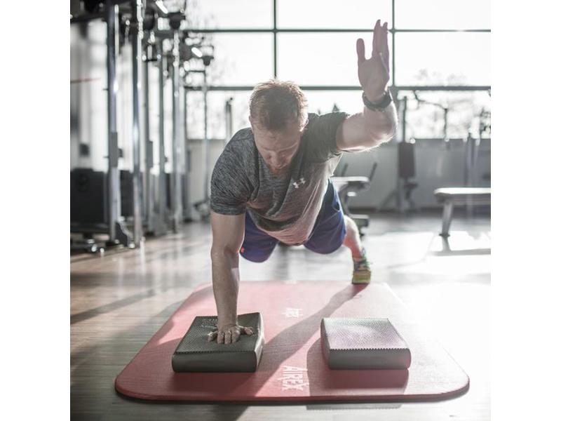 Airex Balance Pad Mini Lava, balance trainer for one-legged standing and proprioceptive training