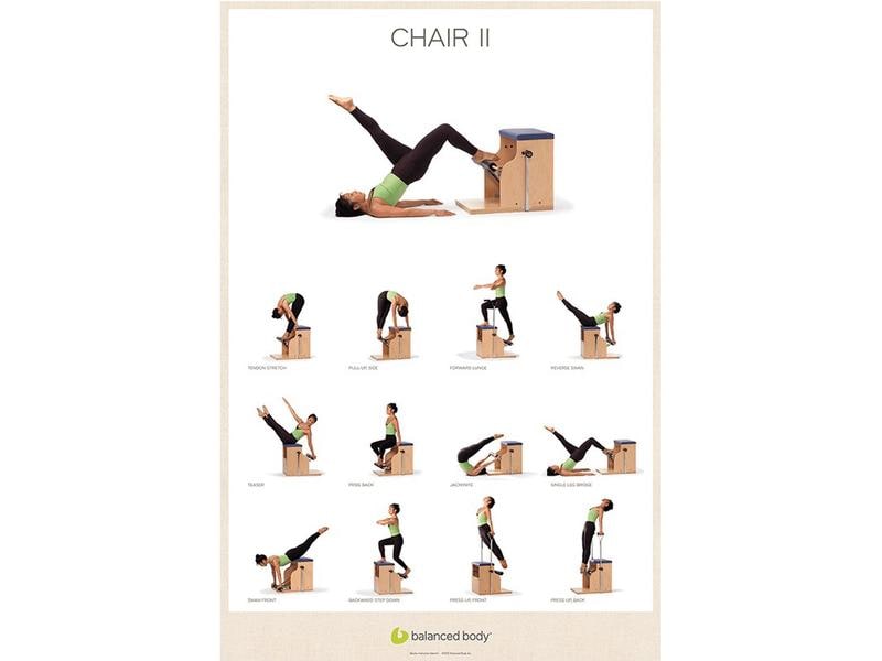 Balanced Body Exercise Poster - Chair II