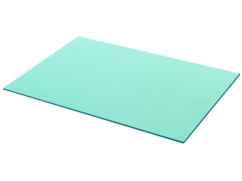 AIREX Diana 200 Gymnastics Mat, Aqua Blue, 200x125 cm, for group training and rehabilitation