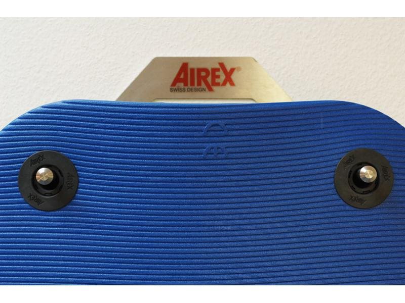 AIREX Fitline 180 Anthracite, Exercise Mat with Eyelets, for Pilates and Physical Therapy