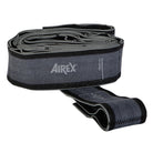 Bande d'exercice Airex Heartbeat Multi Grip, taille moyenne, gris pierre, bande de fitness pour la musculation