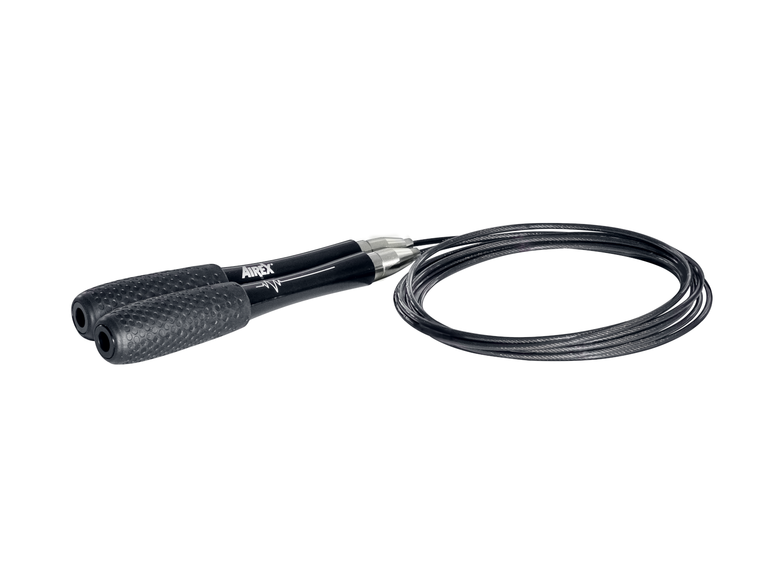 Airex Heartbeat Speed Jump Rope schwarz, Springseil für Krafttraining und Ausdauer