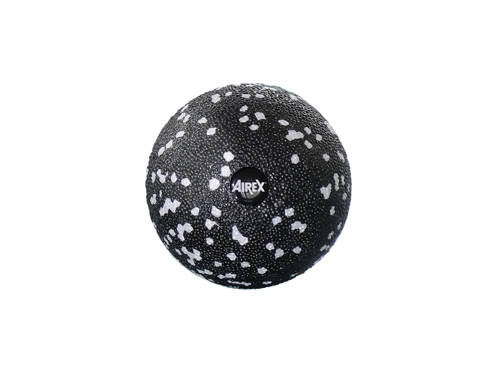 Balle de massage Airex Heartbeat noir et blanc, ultra-légère, pour le massage des points gâchettes et l'entraînement des fascias