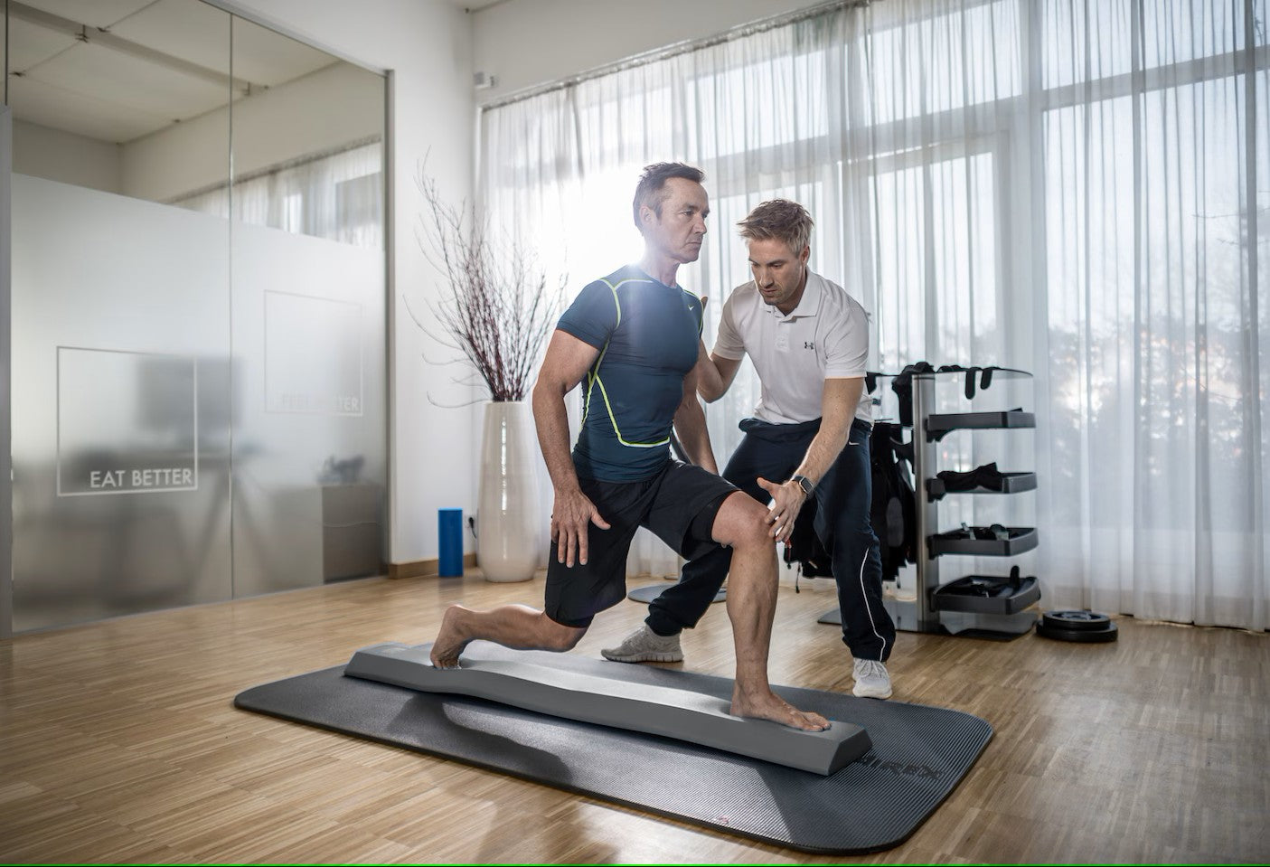 Airex Balance-beam lava, appareil d'entraînement à l'équilibre pour le travail de la proprioception et de l'équilibre