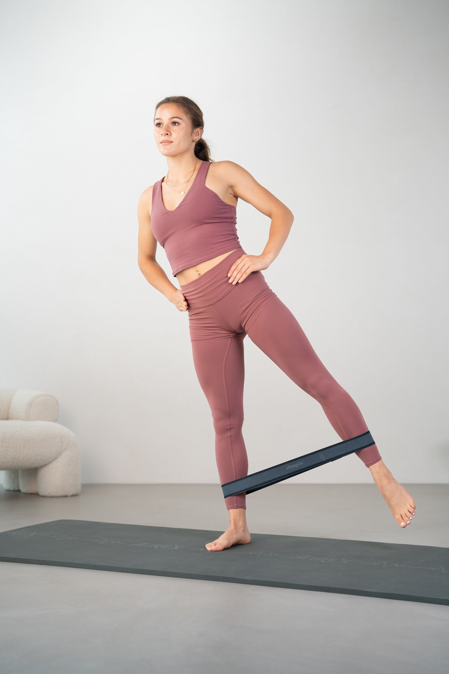 Airex Heartbeat Training Band Loops Set, Trainingsbänder, für Krafttraining und Rehabilitation