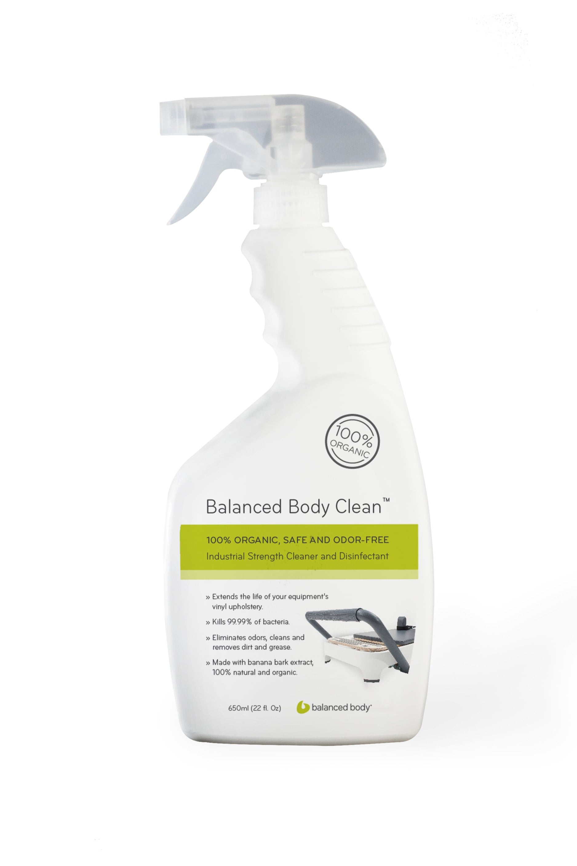 Balanced Body Clean™ 650ml bottle with spray head